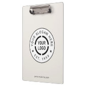 Ivoor Ronde Custom Logo Business Branded Klembord (Links)