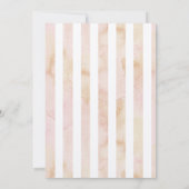  Ivoor Roos Hydrangea Floral Wedding Kaart (Achterkant)