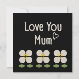 IVOOR VINES - Moederdag Floral Invitation Kaart