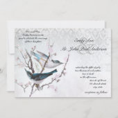 Ivoor vogelkooien Tortelduifjes Kaart (Voorkant)