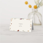 Ivoor Wildbloemen & Romantisch Script Herfst Bruil (Achterkant)