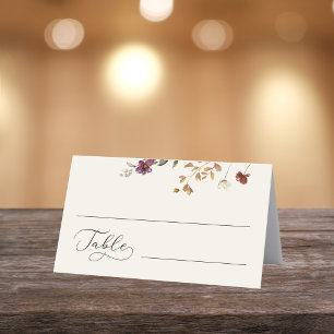 Ivoor Wildbloemen & Romantisch Script Herfst Bruil