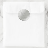 Ivoor Wit 2 Letter Monogram Wax Seal Stickers (Tas)