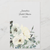 Ivoor Witte Bloemenspel Zegt de Bruidegom Flyer (Achterkant)