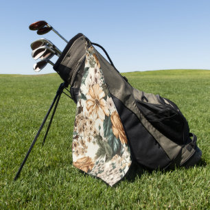 ivoorbloemen, veelkleurige Rozen Golfhanddoek