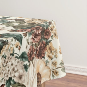  ivoorbloemen, veelkleurige Rozen Tafelkleed