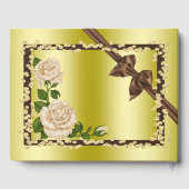 Ivoorbloesem, bogen en diamanten 100e verjaardag gastenboek (Achterkant)