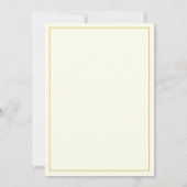 Ivoorgoud Roos bruiloft Save The Date (Achterkant)