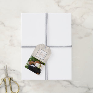 Ivoorkust Costa Rica Trouwfoto Gift Labels Cadeaulabel