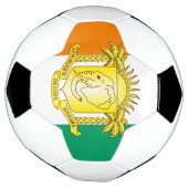 Ivoorkust embleem voetbal (Gedraaid)