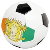 Ivoorkust embleem voetbal (Drie kwart)