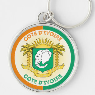 Ivoorkust Erfgoed Embleem Sleutelhanger