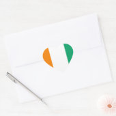 ivoorkust hart sticker (Envelop)