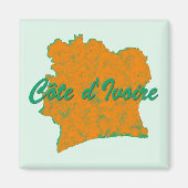 Ivoorkust Magneet (Voorkant)