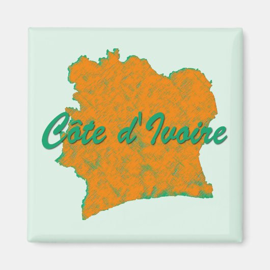 Ivoorkust Magneet (Voorkant)