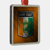 Ivoorkust Metalen Ornament (Rechts)