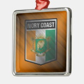 Ivoorkust Metalen Ornament (Links)