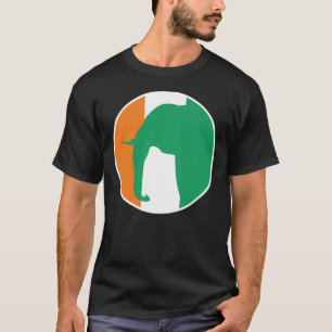 Ivoorkust Olifant Ivoriaanse nationale dierenvlag T-shirt