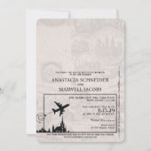 Ivoorkust Polen Paspoort Huwelijksuitnodiging Kaart (Voorkant)