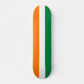 Ivoorkust vlag skateboard (Voorkant)