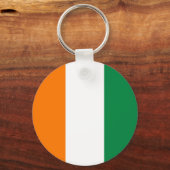 Ivoorkust vlag sleutelhanger (Voorkant)