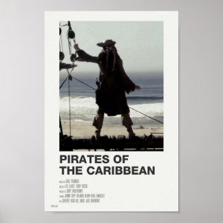 ivoorpiraten van het caribisch gebied poster