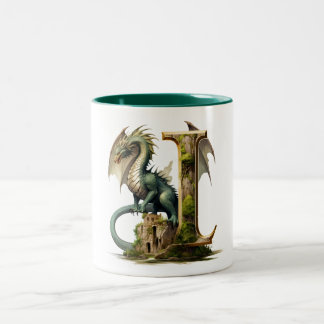 Ivoorschalen: Dragon Schattige Cup - Type I Tweekleurige Koffiemok
