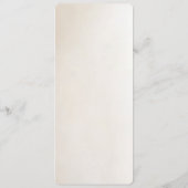 Ivoren Bloemen Menu (Achterkant)