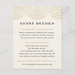 Ivoren Slingerlichten Gastdetail Enclusiefkaart Informatiekaartje