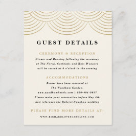 Ivoren Slingerlichten Gastdetail Enclusiefkaart Informatiekaartje