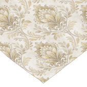 Ivoren tafelloper met zachte Waterverf Damask (Hoek)