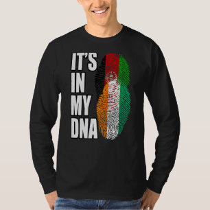 Ivoriaans en Afghaans Mix Dna-vlagerfgoed T-shirt
