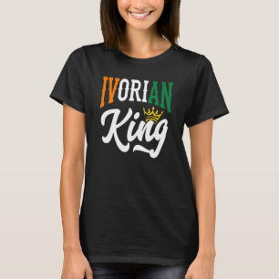 Ivoriaanse koning Ivoorkust Ivoriaanse kust Ivoria T-shirt