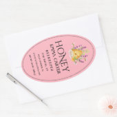 Ivory 24 oz Étiquette de miel Queen-line (Enveloppe)