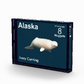 Ivory Beluga - Postage Alaska Fotoblokken (Rechts)