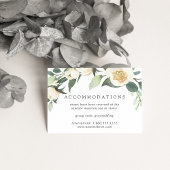 Ivory Bloom | Floral Wedding Hotel Accommodations Informatiekaartje