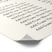 Ivory Bloom | Tableau de sièges Mariages floraux (Coin)