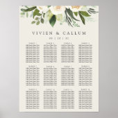 Ivory Bloom | Tableau de sièges Mariages floraux (Devant)