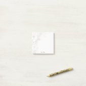Ivory Blush Roze Bloemen Post het merkt op Post-it® Notes (Op bureau)