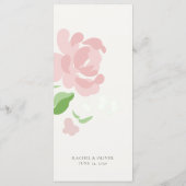 Ivory | Carte de numéro de table de mariage chic f (Dos)