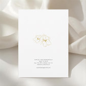 Ivory | Chic Floral Monogram Wedding Invitation