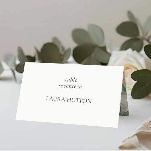 Ivory | Chic Monogram Bloem Bruiloft