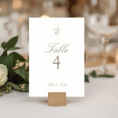 Ivory | Chic Ovale Écriture Table Carte Numéro