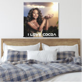 IVORY COAST - I LOVE COCOA CANVAS AFDRUK (Insitu (Slaapkamer))