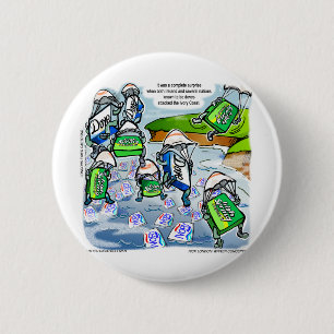 Ivory Coast Surprise Funny Gifts T - shirts & Kaar Ronde Button 5,7 Cm