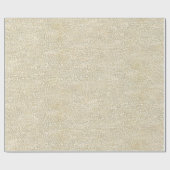 Ivory Crackle Texture Cadeaupapier (Vlak)