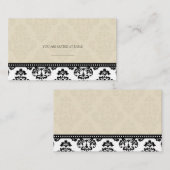 Ivory Damask Wedding Plaatskaarten Plaatskaartje (Voorkant / Achterkant)