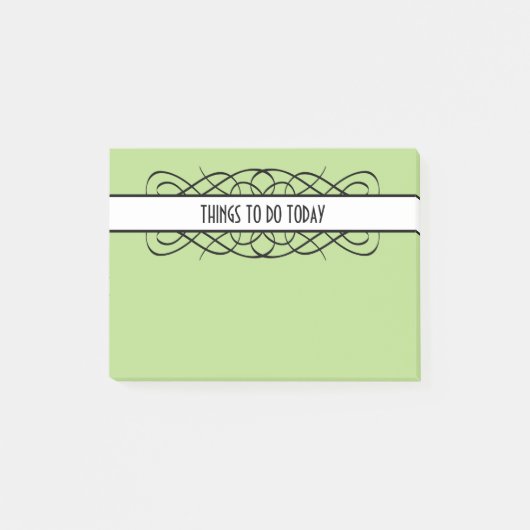 Ivory Deco Flourish Notes (Voorkant)