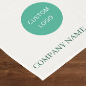 Ivory emerald green salon business logo korte tafelloper