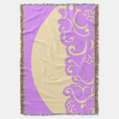 Ivory en Lila Deken (Voorkant Verticaal)